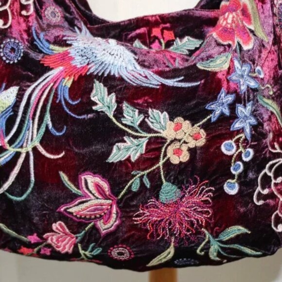 Johnny Was Multicolor Floral Tote Bag - Picture 7 of 9